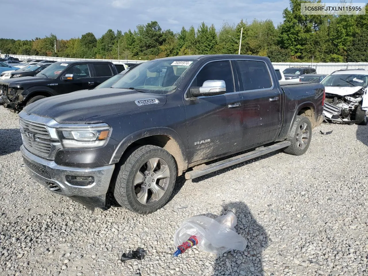 2020 Ram 1500 Laramie VIN: 1C6SRFJTXLN115956 Lot: 76091974