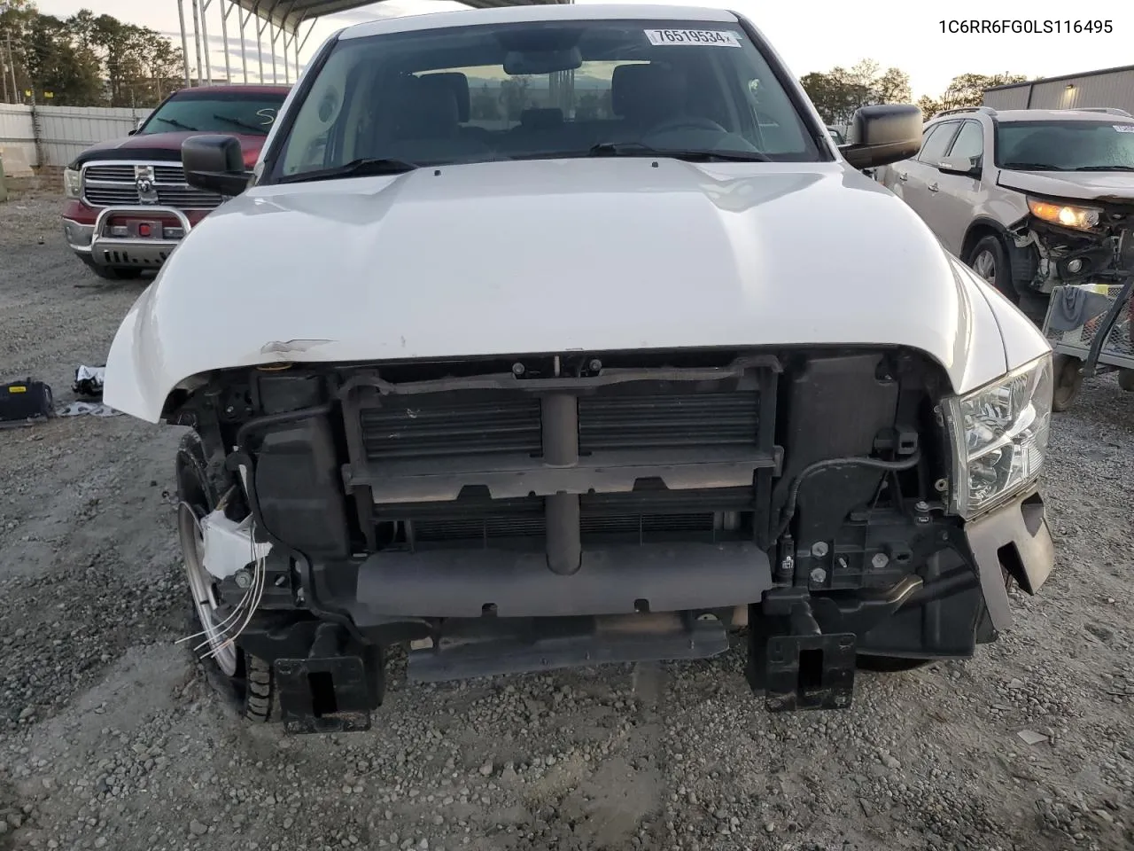 2020 Ram 1500 Classic Tradesman VIN: 1C6RR6FG0LS116495 Lot: 76519534