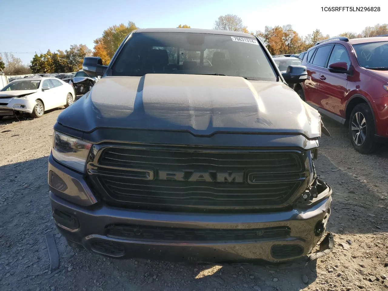 2020 Ram 1500 Big Horn/Lone Star VIN: 1C6SRFFT5LN296828 Lot: 76631314