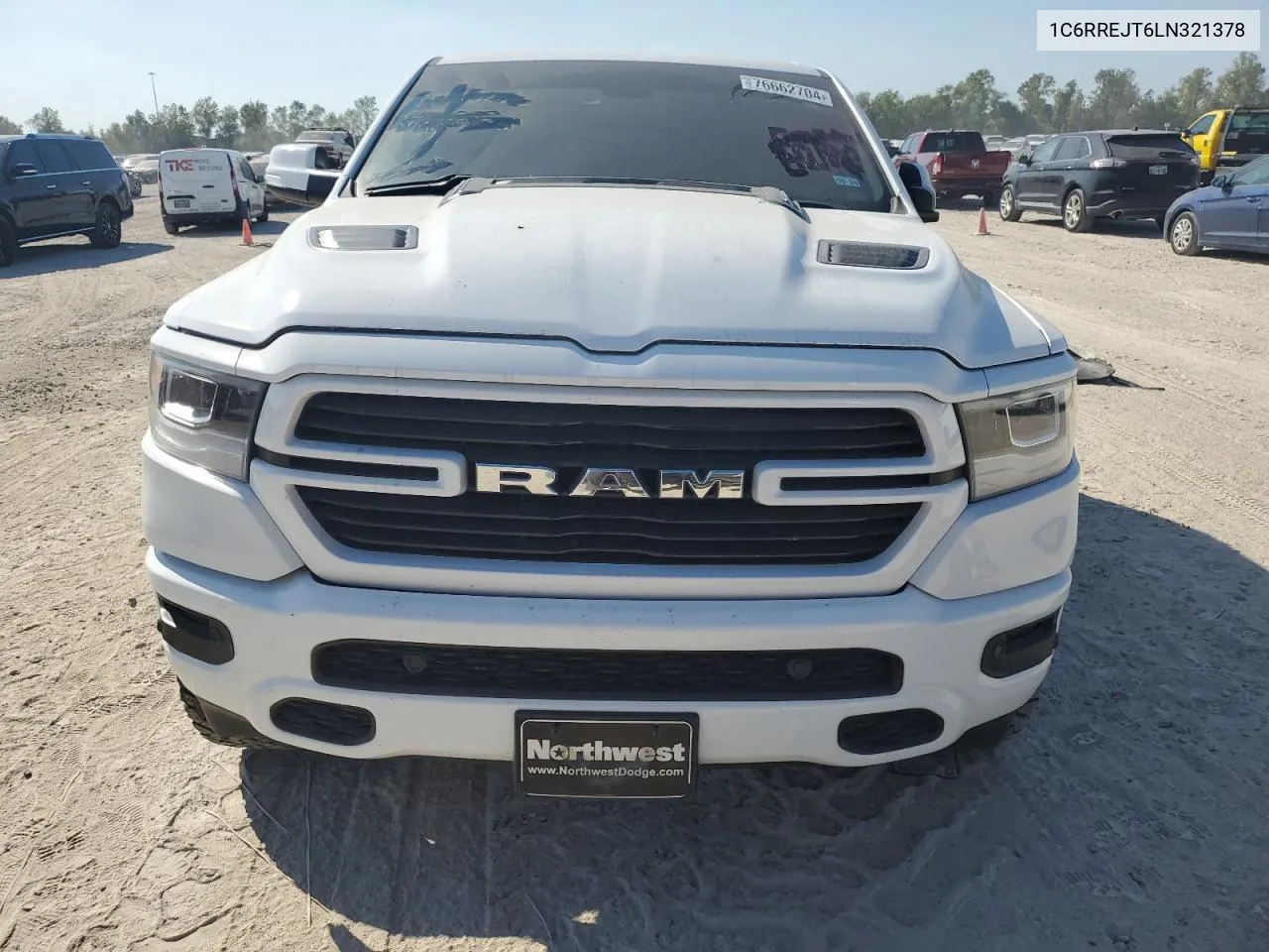 2020 Ram 1500 Laramie VIN: 1C6RREJT6LN321378 Lot: 76662704