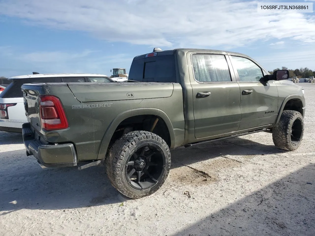 2020 Ram 1500 Laramie VIN: 1C6SRFJT3LN368861 Lot: 77011444