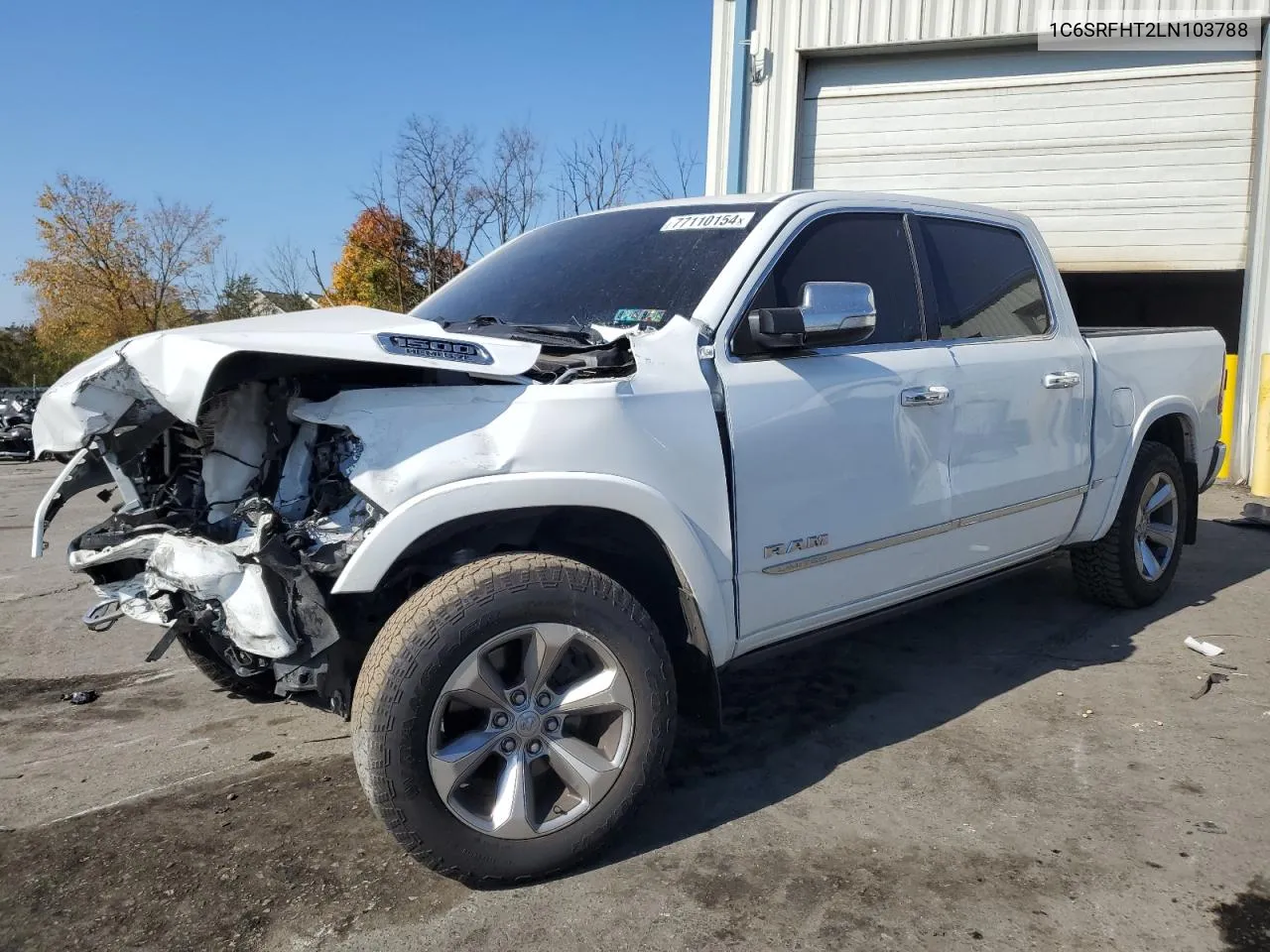 2020 Ram 1500 Limited VIN: 1C6SRFHT2LN103788 Lot: 77110154