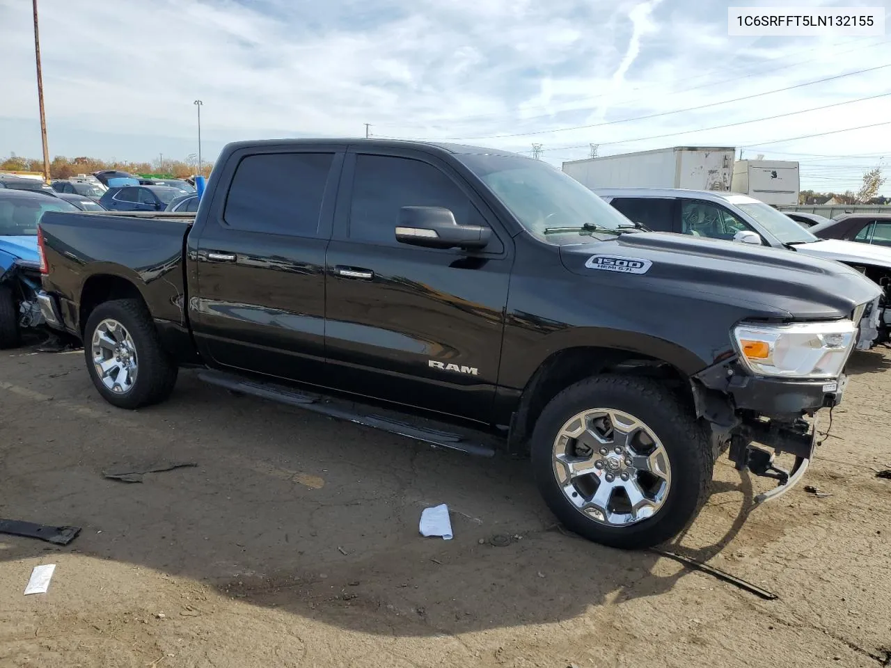 2020 Ram 1500 Big Horn/Lone Star VIN: 1C6SRFFT5LN132155 Lot: 77116804