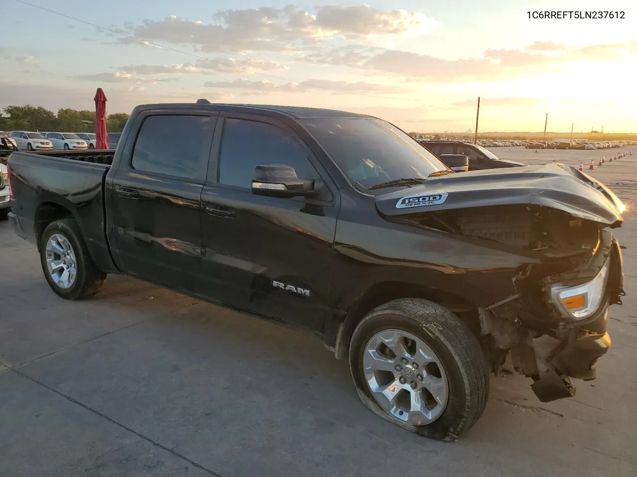 2020 Ram 1500 Big Horn/Lone Star VIN: 1C6RREFT5LN237612 Lot: 77349244