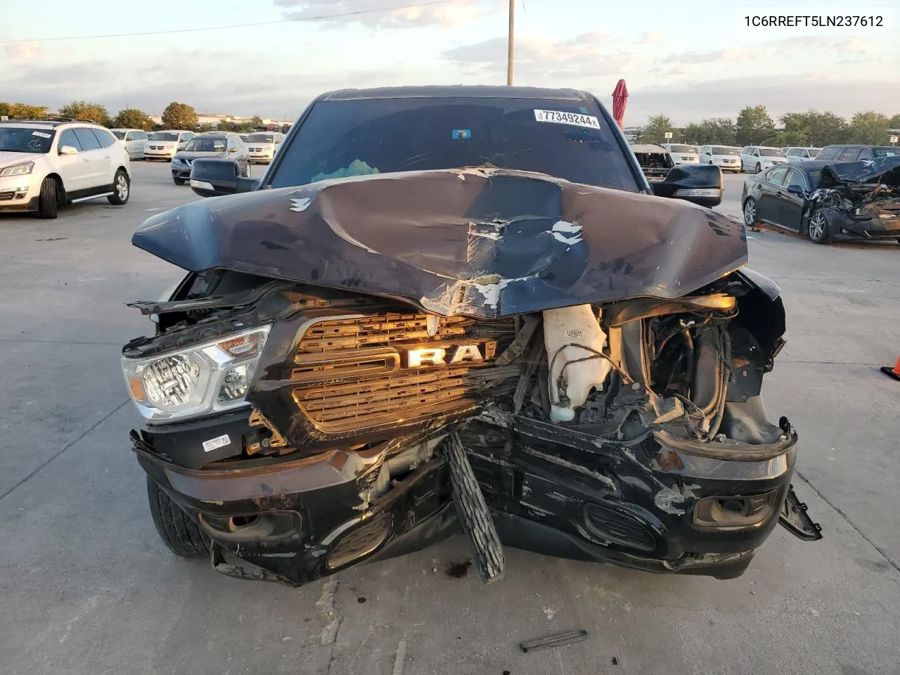 2020 Ram 1500 Big Horn/Lone Star VIN: 1C6RREFT5LN237612 Lot: 77349244