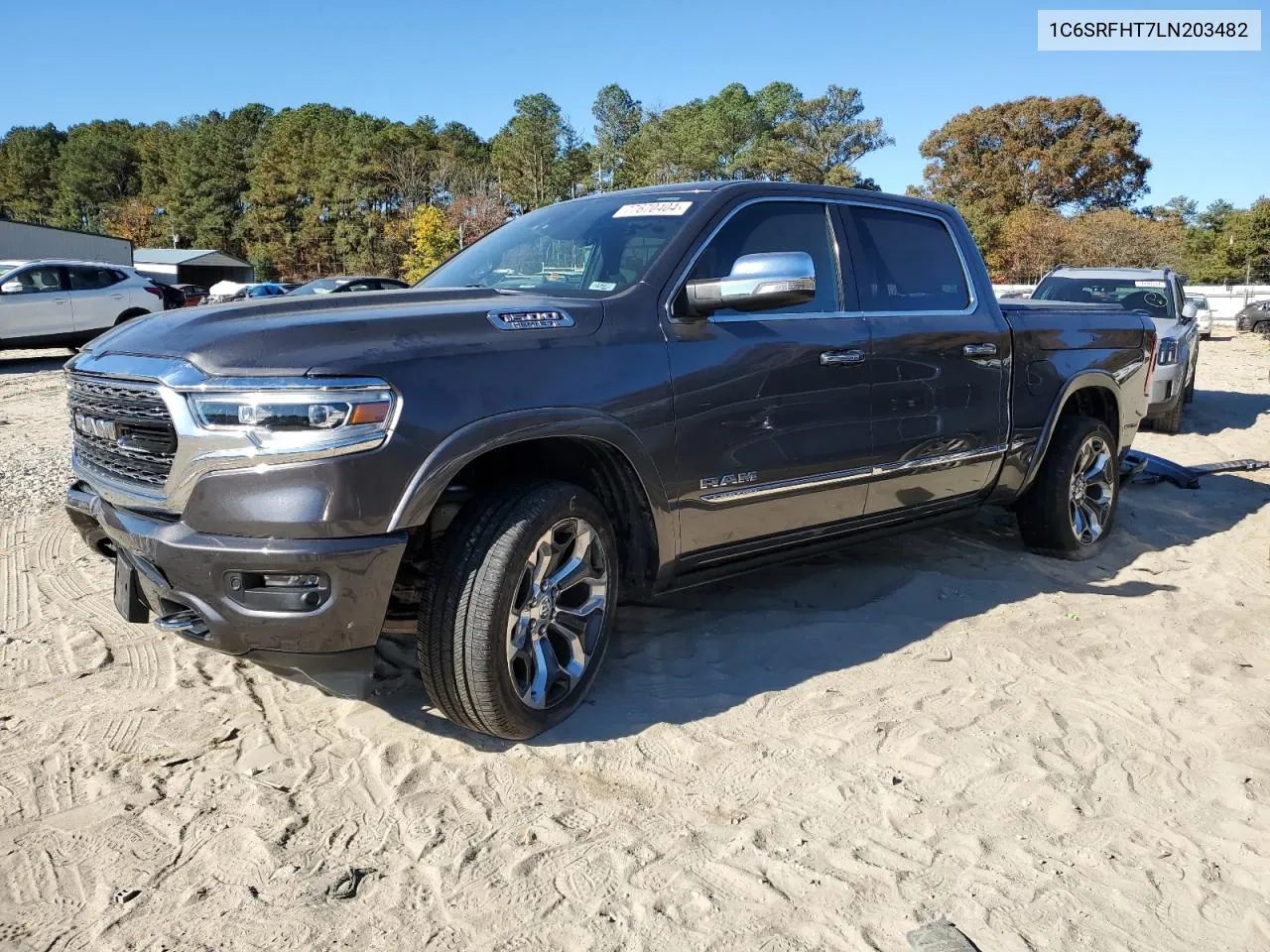 2020 Ram 1500 Limited VIN: 1C6SRFHT7LN203482 Lot: 77670404