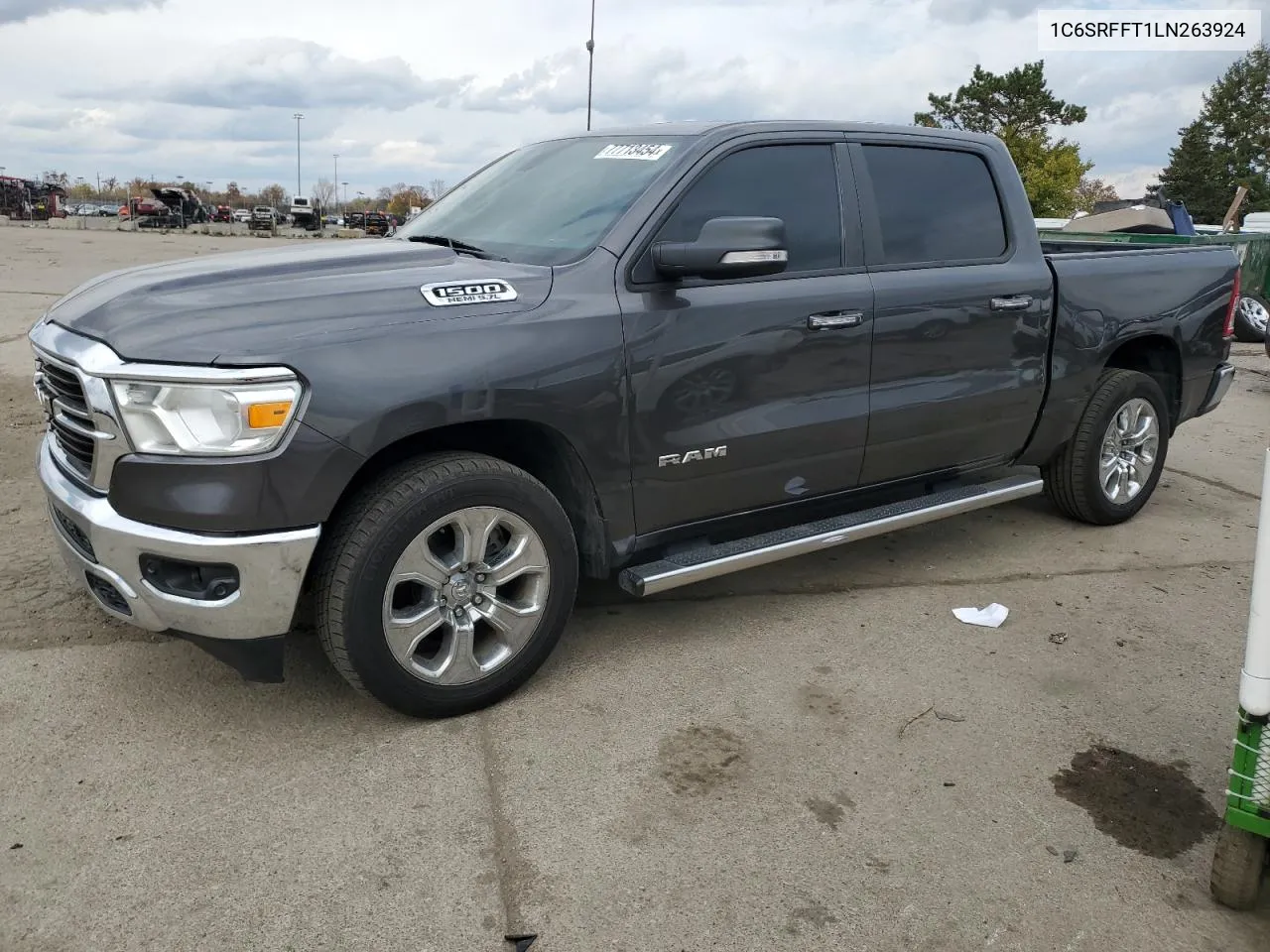 2020 Ram 1500 Big Horn/Lone Star VIN: 1C6SRFFT1LN263924 Lot: 77713454