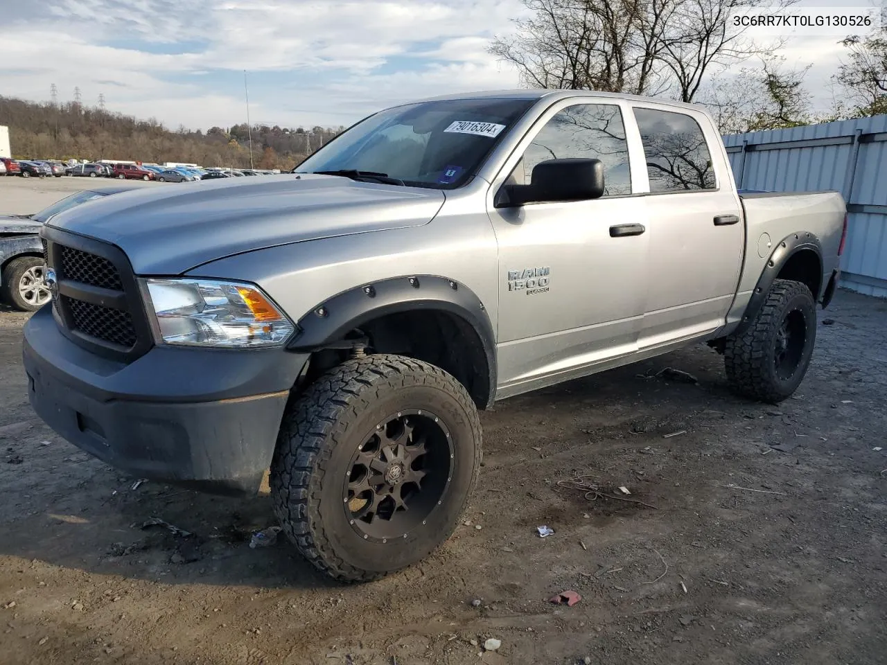 2020 Ram 1500 Classic Tradesman VIN: 3C6RR7KT0LG130526 Lot: 79016304