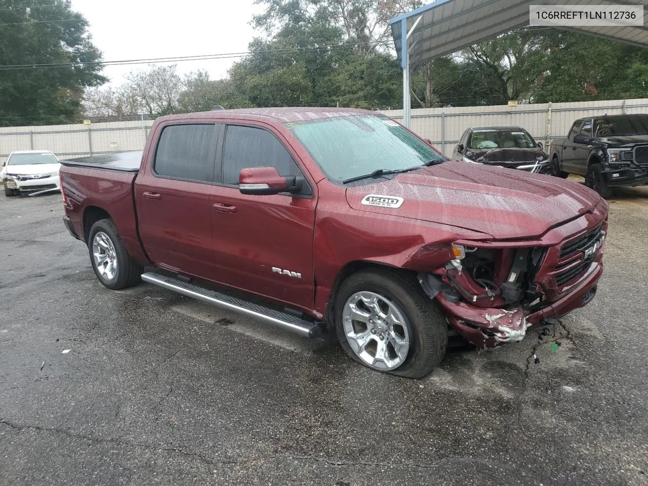 2020 Ram 1500 Big Horn/Lone Star VIN: 1C6RREFT1LN112736 Lot: 79060264