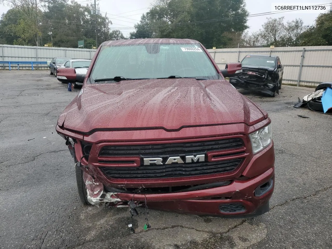 2020 Ram 1500 Big Horn/Lone Star VIN: 1C6RREFT1LN112736 Lot: 79060264