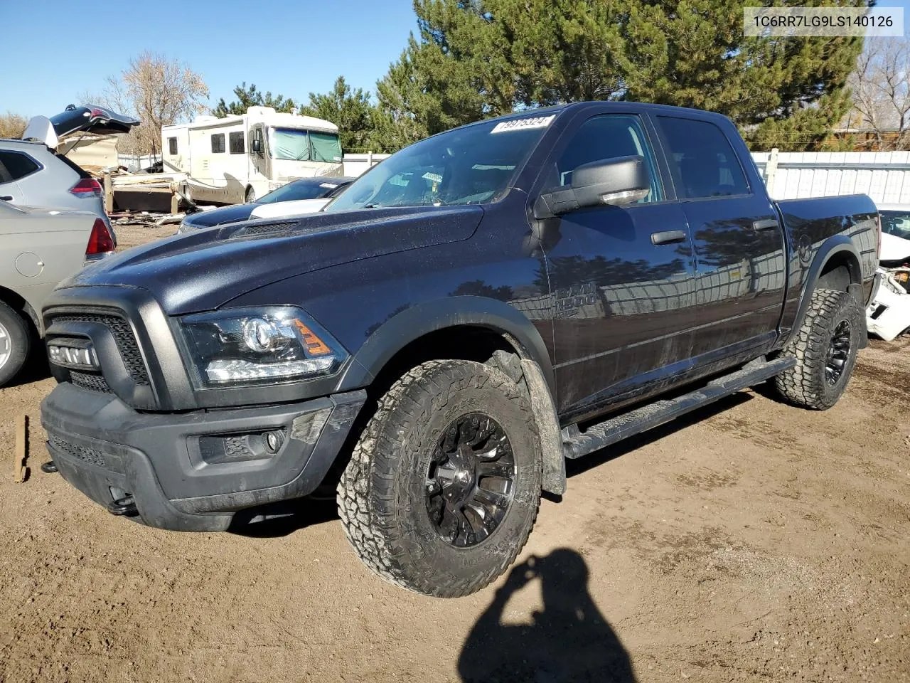 2020 Ram 1500 Classic Warlock VIN: 1C6RR7LG9LS140126 Lot: 79975324