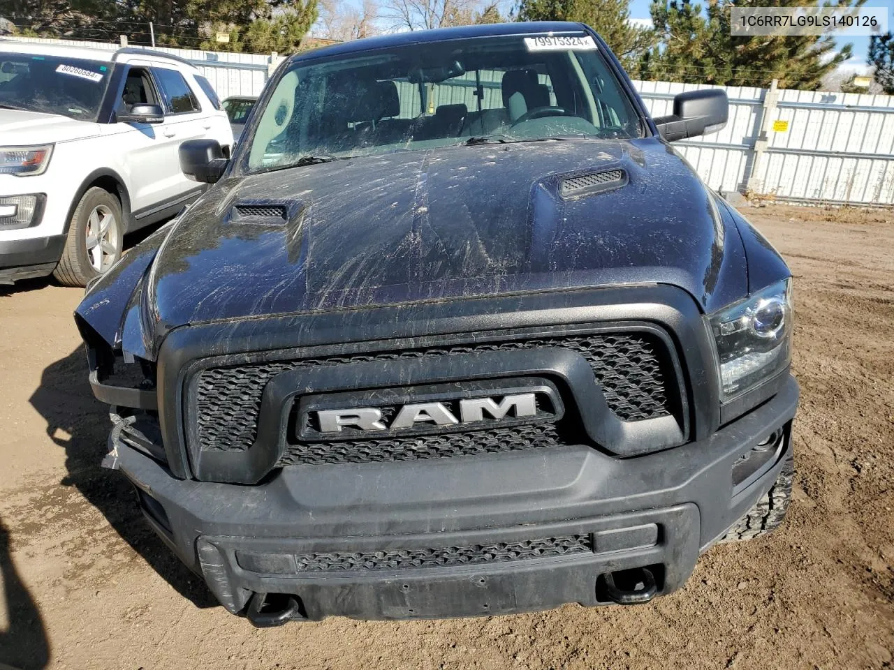 2020 Ram 1500 Classic Warlock VIN: 1C6RR7LG9LS140126 Lot: 79975324