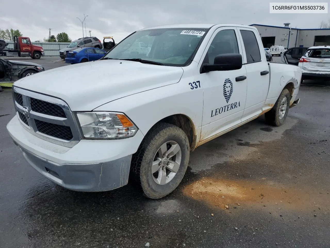 2021 Ram 1500 Classic Tradesman VIN: 1C6RR6FG1MS503736 Lot: 48816724