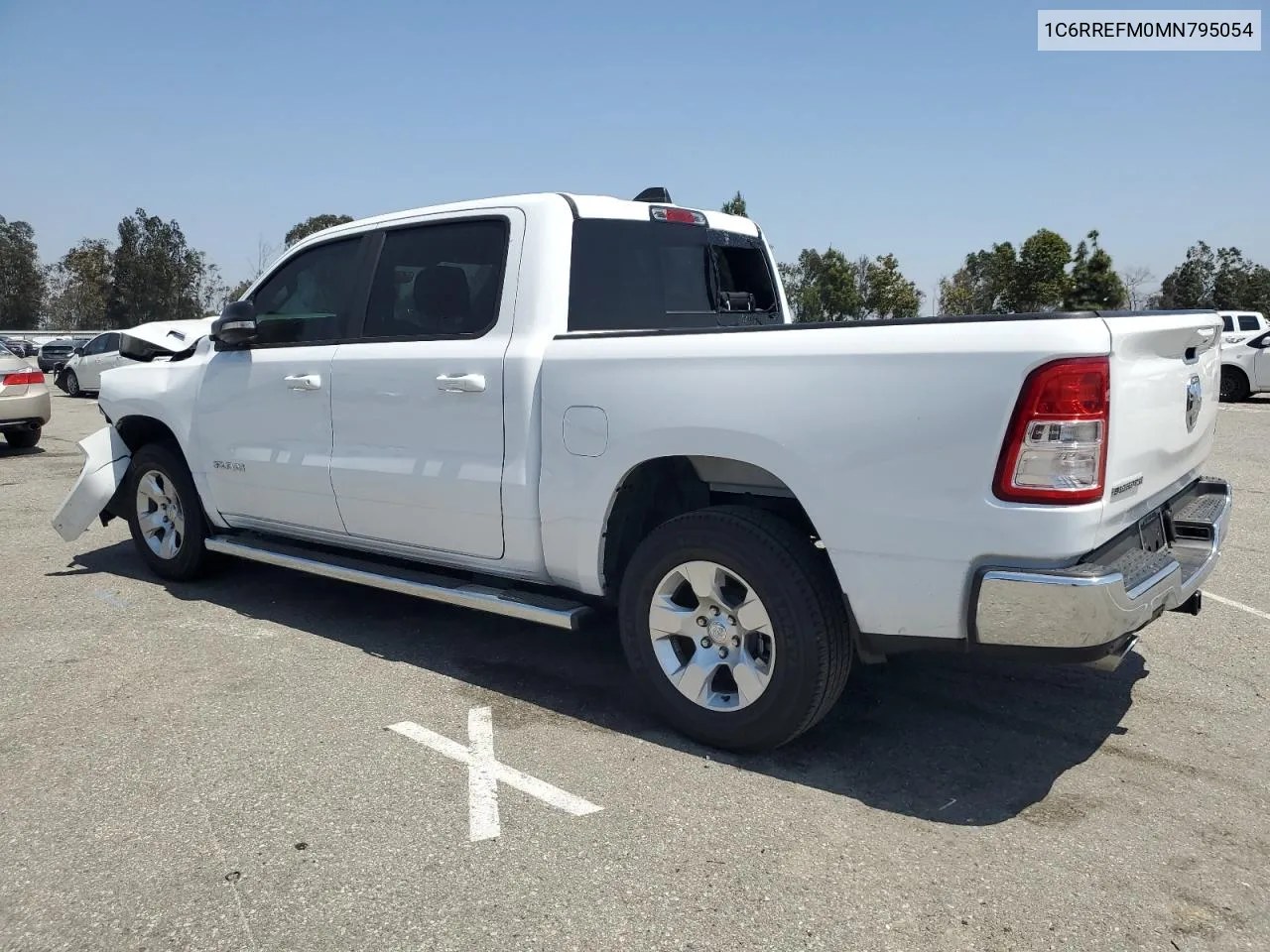 2021 Ram 1500 Big Horn/Lone Star VIN: 1C6RREFM0MN795054 Lot: 52025724