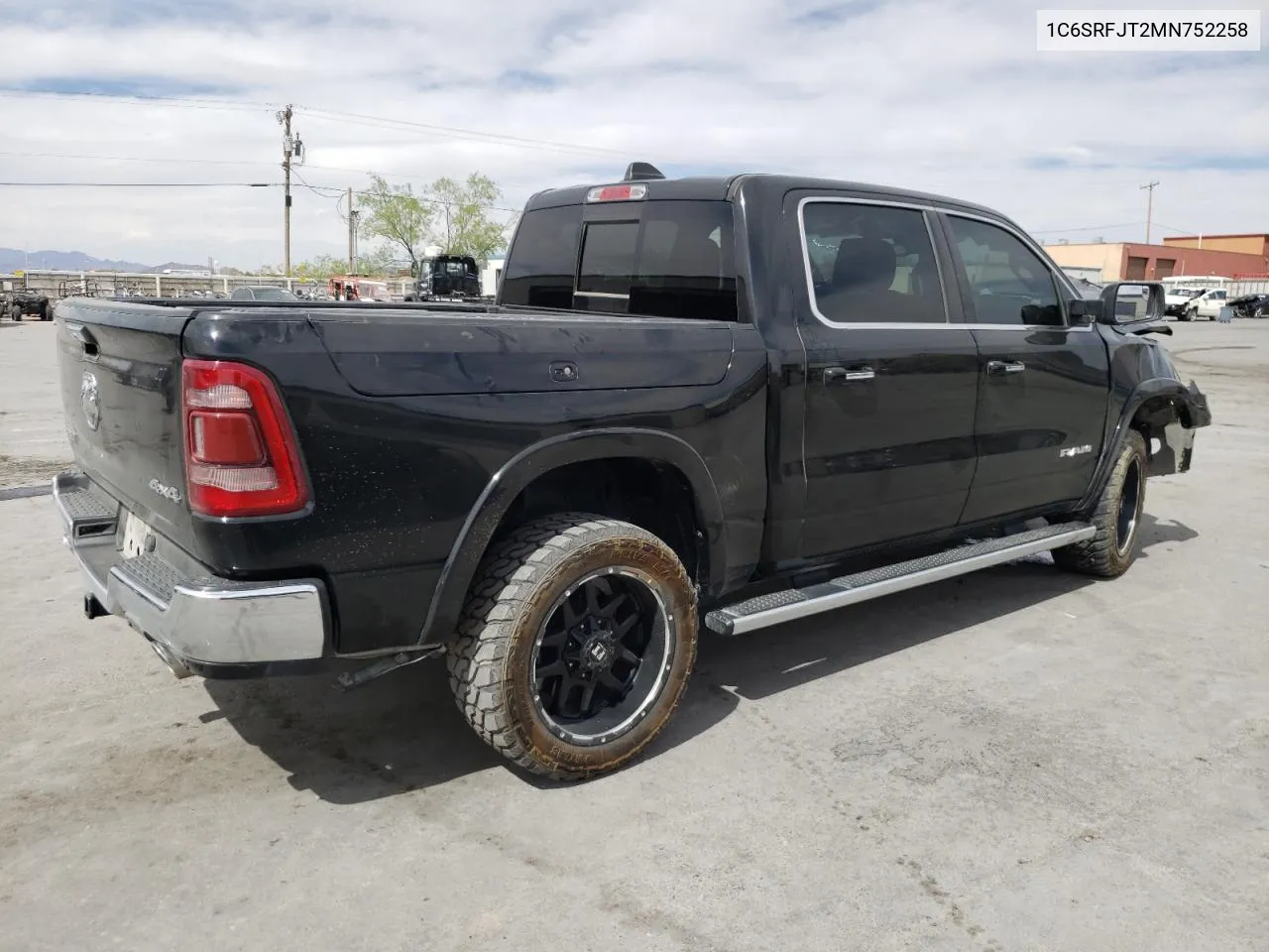 2021 Ram 1500 Laramie VIN: 1C6SRFJT2MN752258 Lot: 52356924