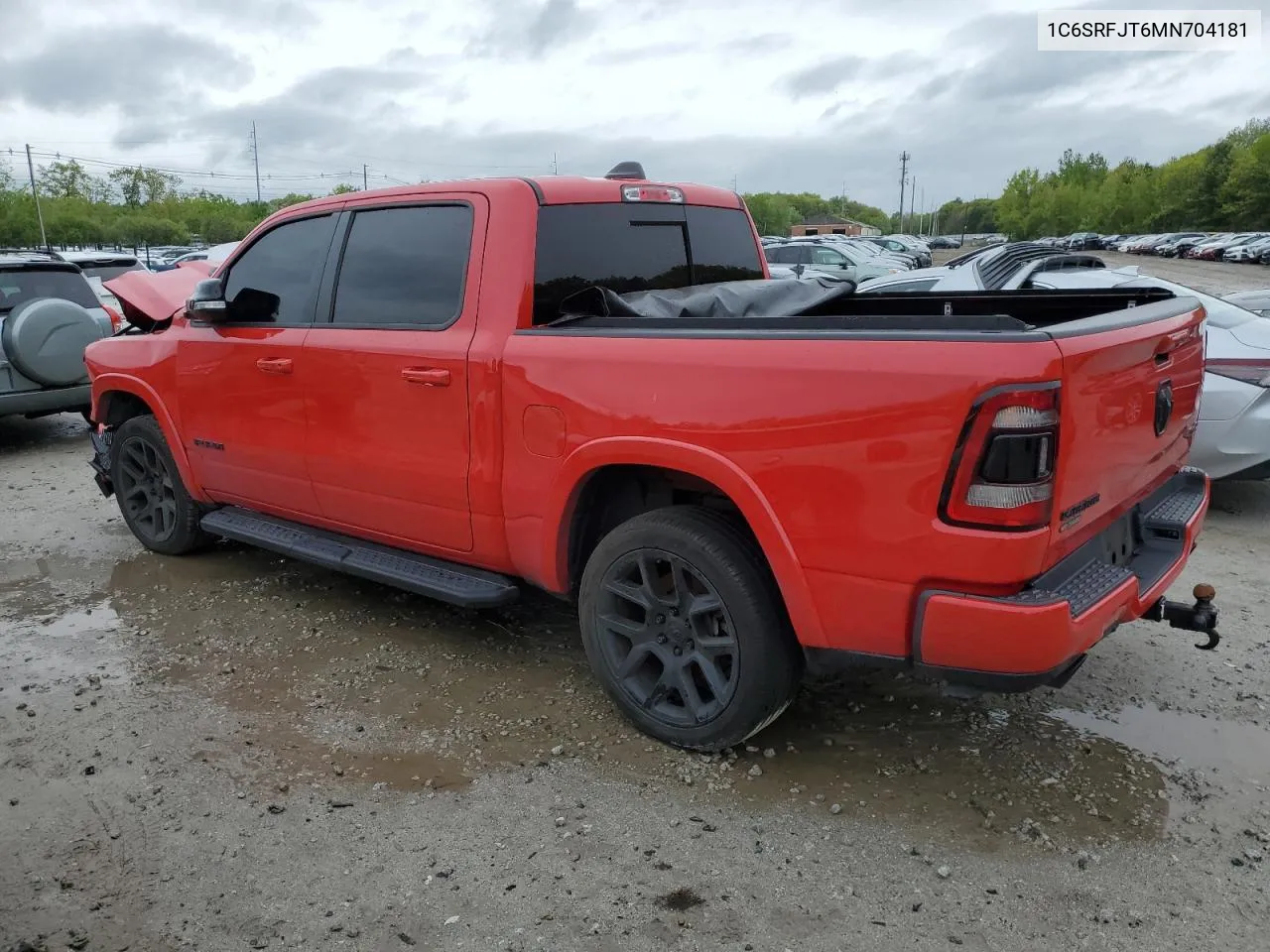 2021 Ram 1500 Laramie VIN: 1C6SRFJT6MN704181 Lot: 54552824