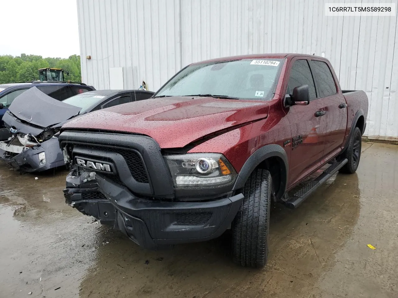 1C6RR7LT5MS589298 2021 Ram 1500 Classic Slt