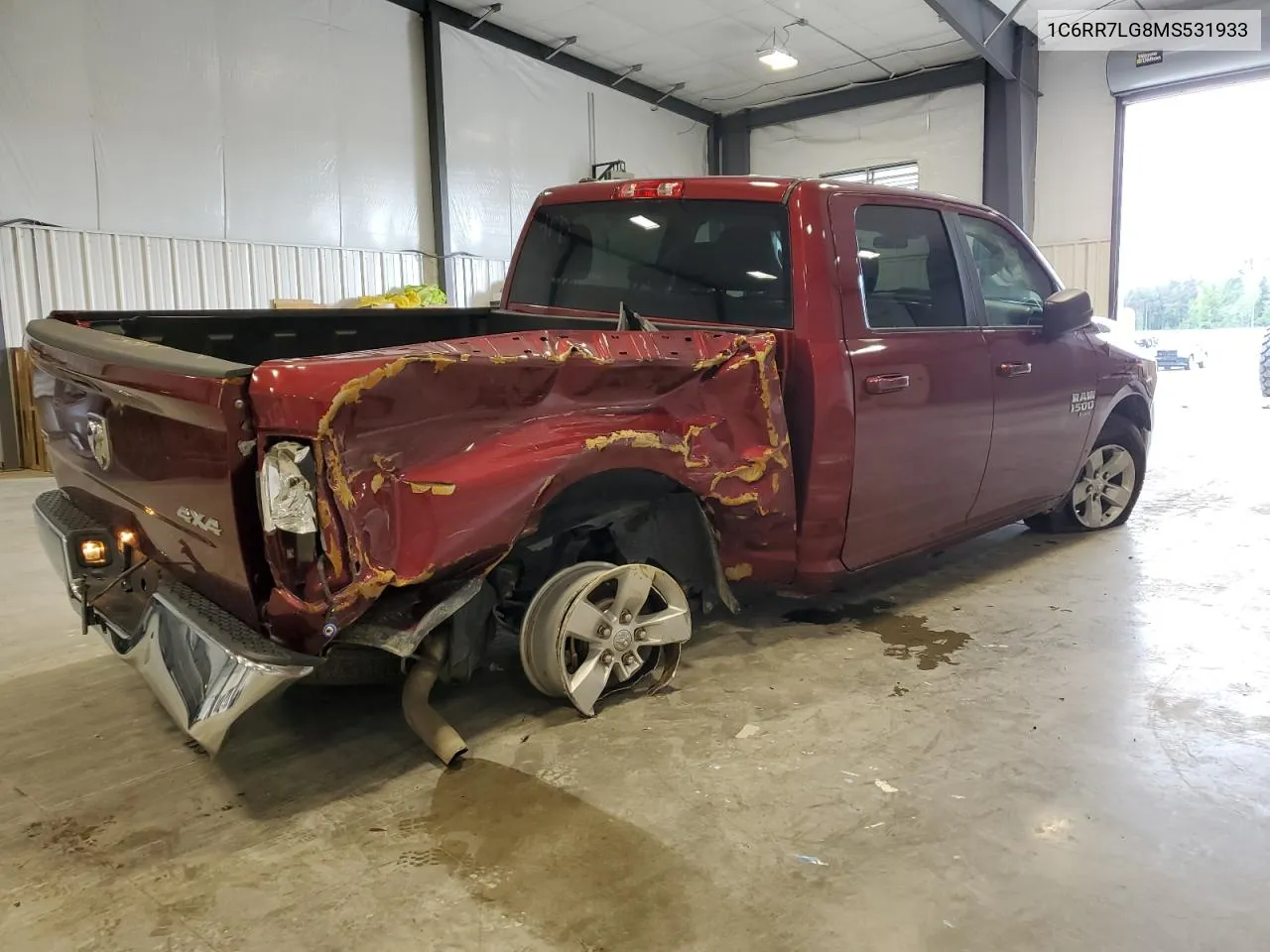 2021 Ram 1500 Classic Slt VIN: 1C6RR7LG8MS531933 Lot: 55692424