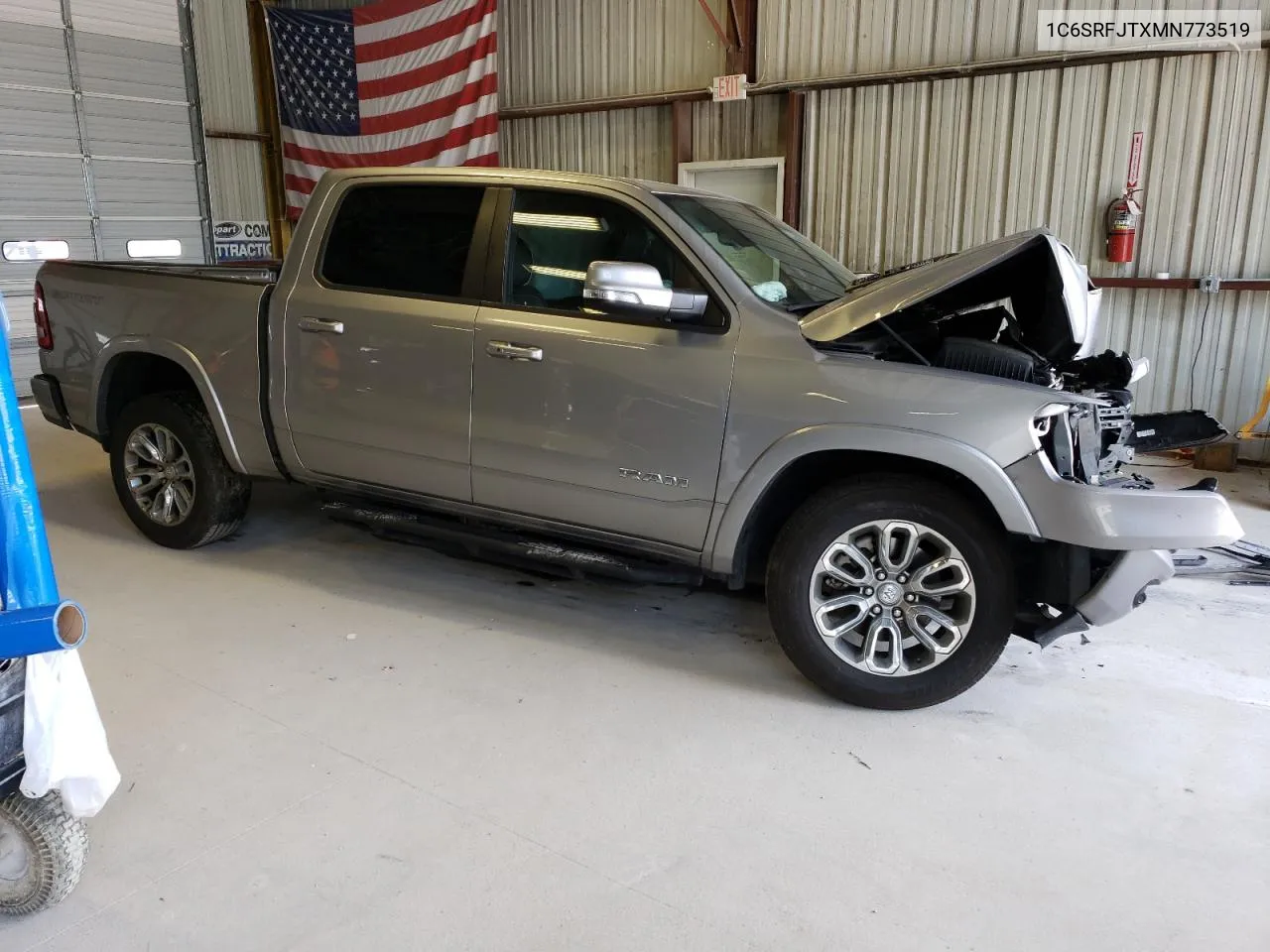 2021 Ram 1500 Laramie VIN: 1C6SRFJTXMN773519 Lot: 56416164