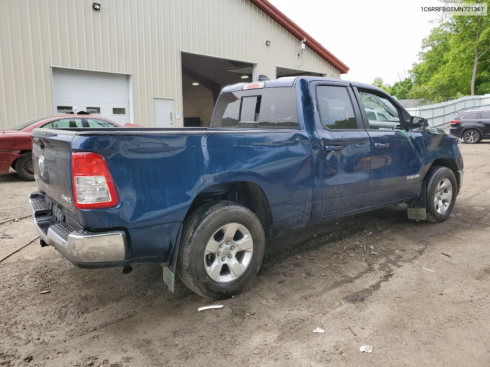 2021 Ram 1500 Big Horn/Lone Star VIN: 1C6RRFBG5MN721361 Lot: 56568264