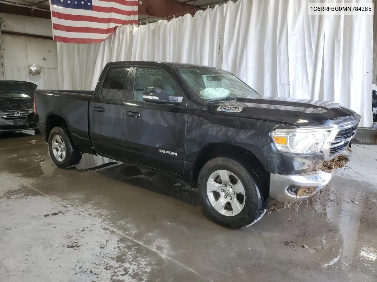 2021 Ram 1500 Big Horn/Lone Star VIN: 1C6RRFBG0MN784285 Lot: 56593004