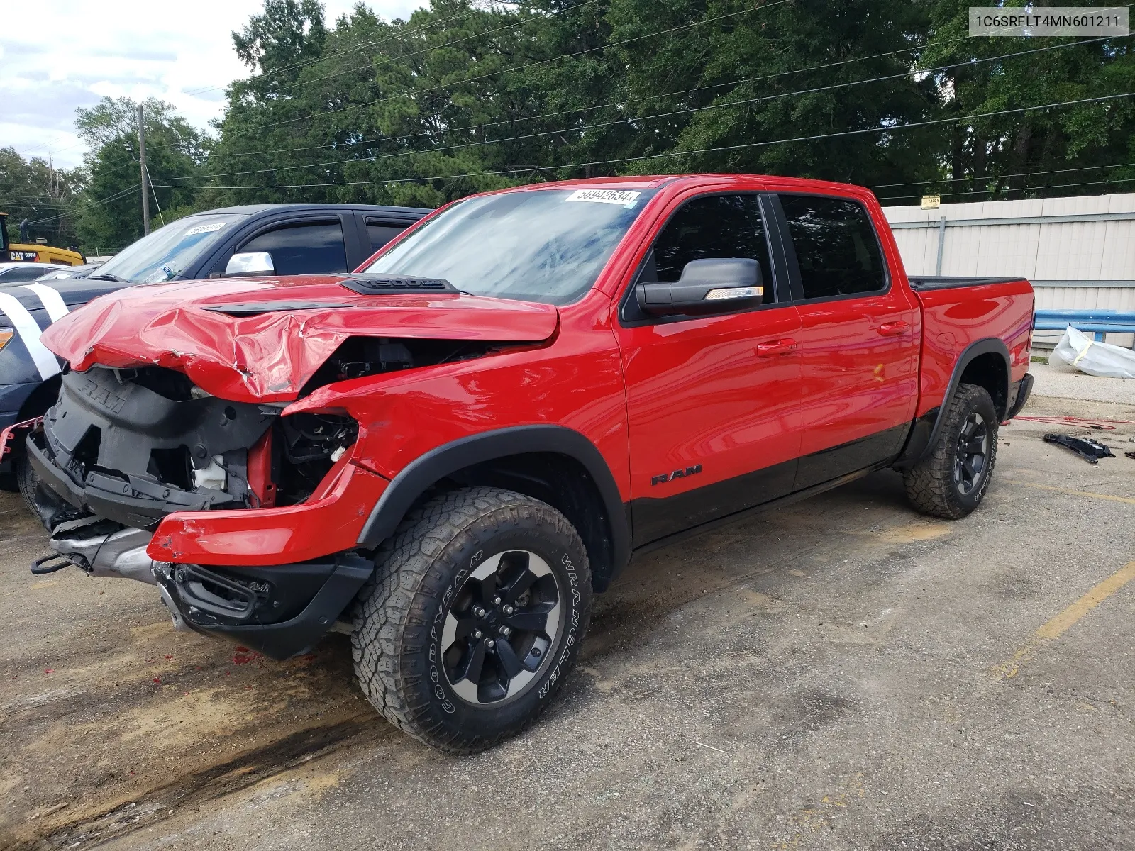 2021 Ram 1500 Rebel VIN: 1C6SRFLT4MN601211 Lot: 56942634