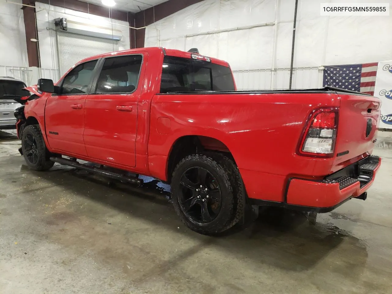 2021 Ram 1500 Big Horn/Lone Star VIN: 1C6RRFFG5MN559855 Lot: 58080624