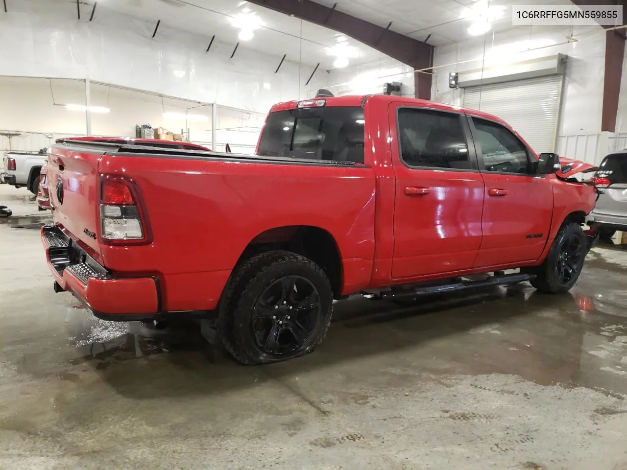 2021 Ram 1500 Big Horn/Lone Star VIN: 1C6RRFFG5MN559855 Lot: 58080624