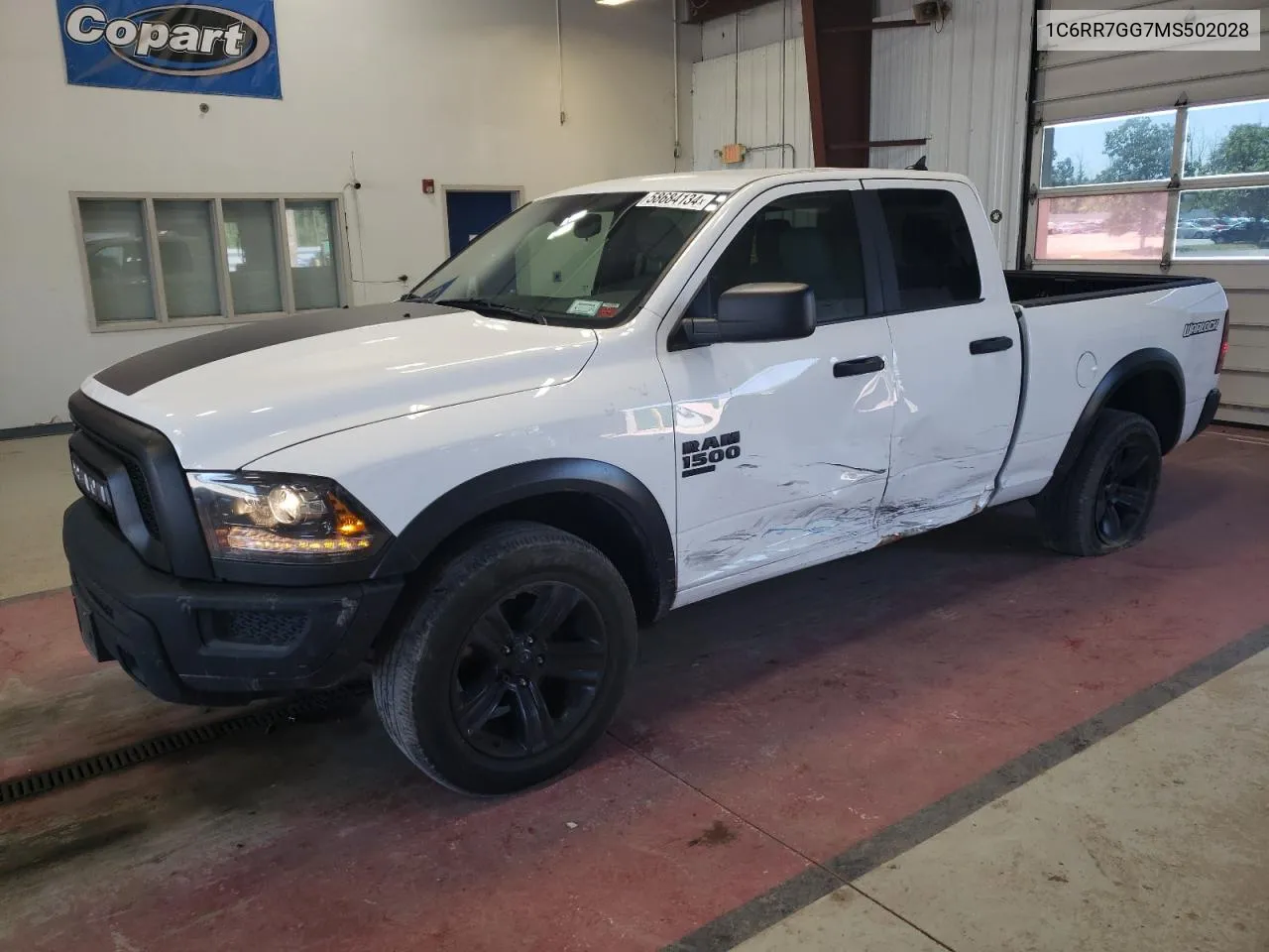 2021 Ram 1500 Classic Slt VIN: 1C6RR7GG7MS502028 Lot: 58684134