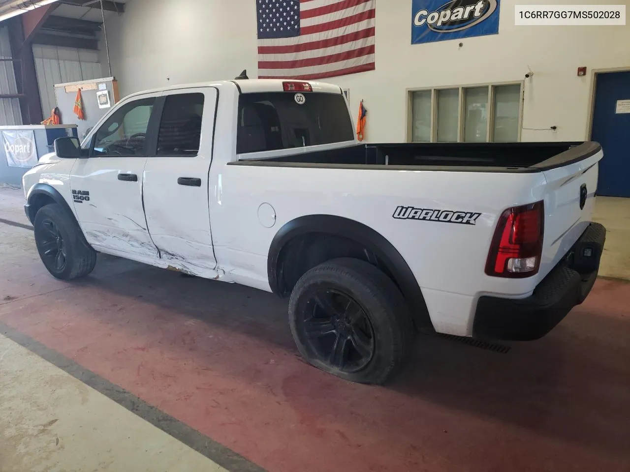 2021 Ram 1500 Classic Slt VIN: 1C6RR7GG7MS502028 Lot: 58684134