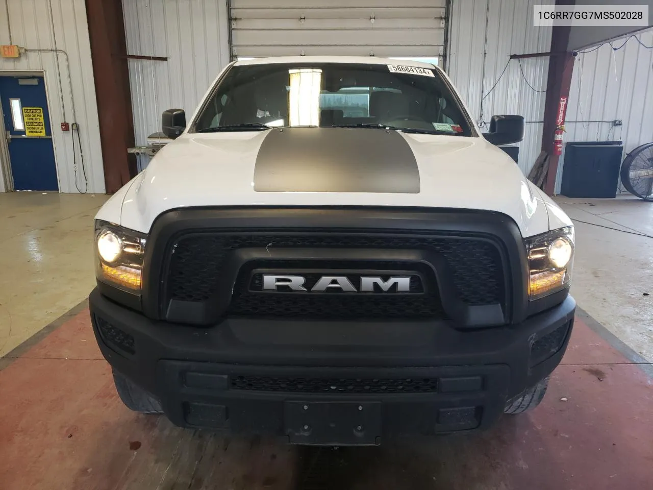 2021 Ram 1500 Classic Slt VIN: 1C6RR7GG7MS502028 Lot: 58684134