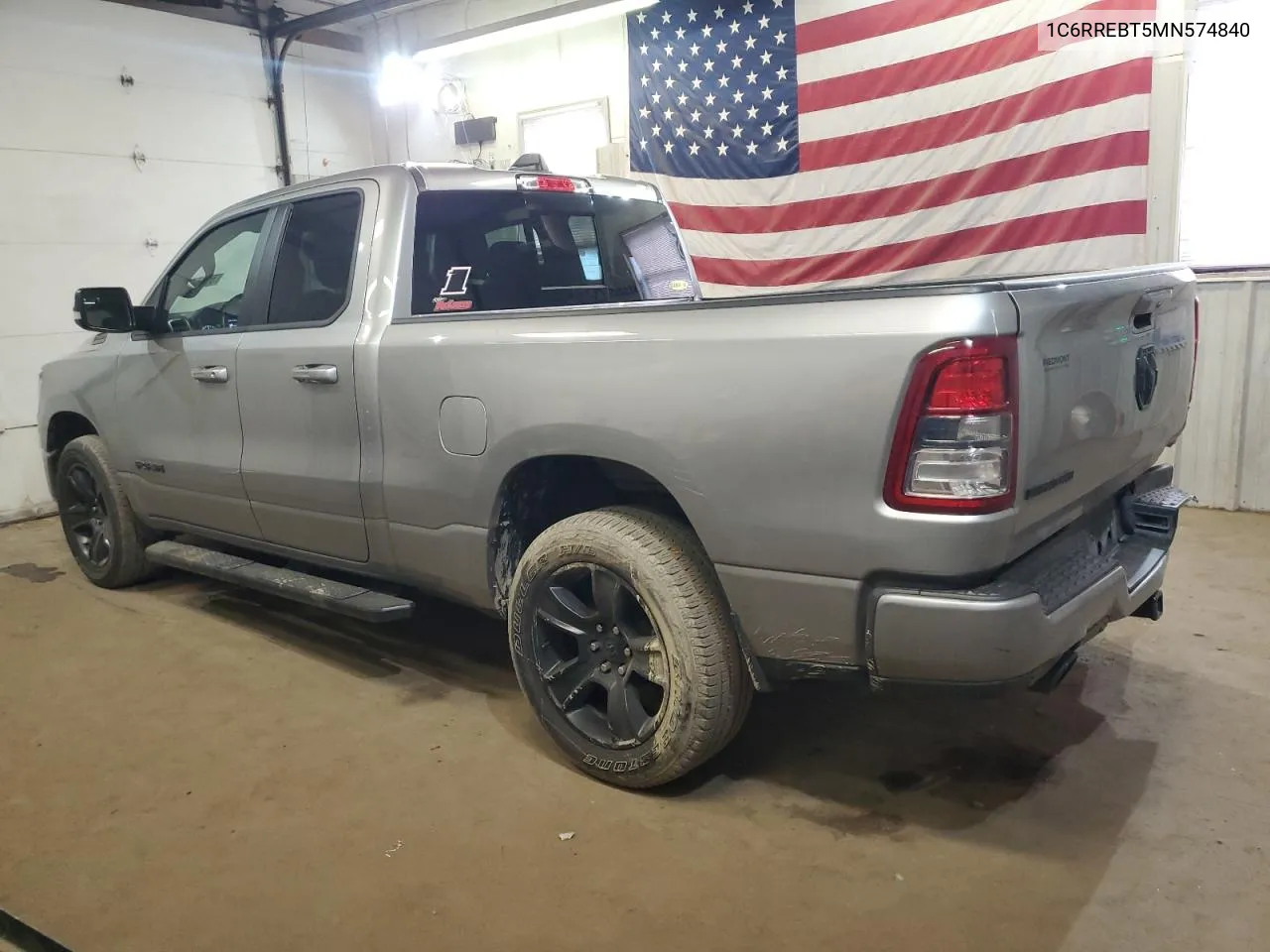 2021 Ram 1500 Big Horn/Lone Star VIN: 1C6RREBT5MN574840 Lot: 59864344