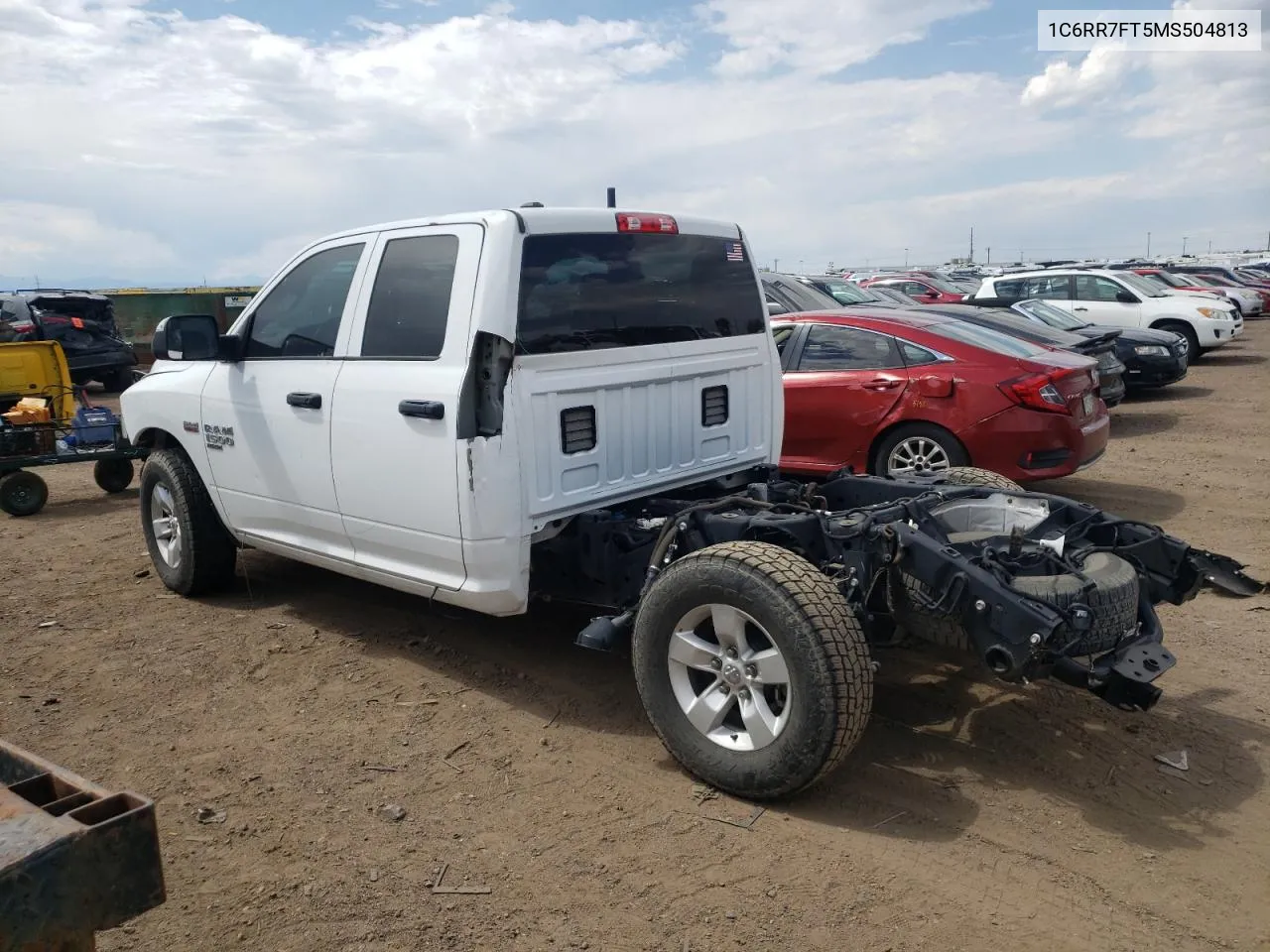 2021 Ram 1500 Classic Tradesman VIN: 1C6RR7FT5MS504813 Lot: 60173074