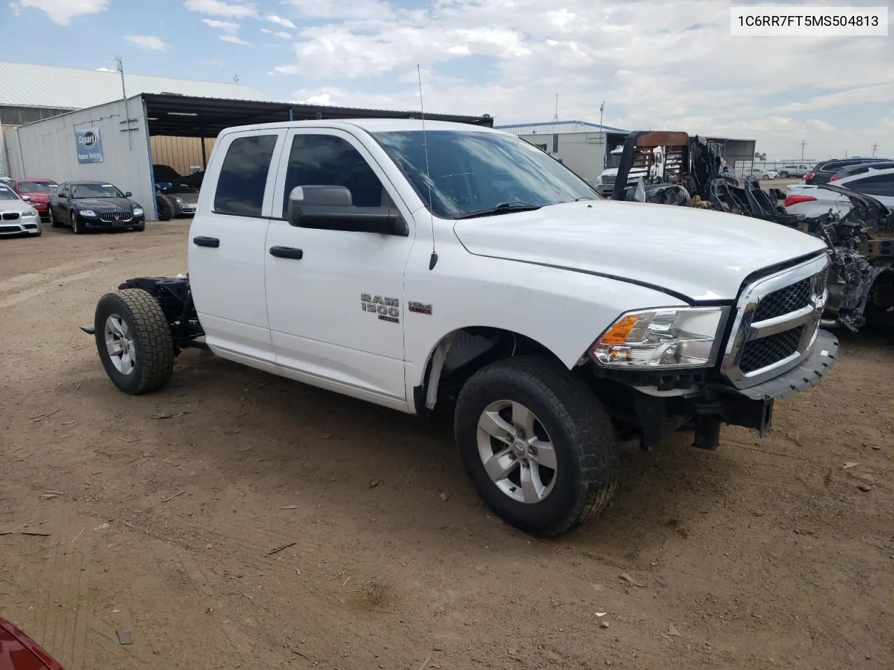 2021 Ram 1500 Classic Tradesman VIN: 1C6RR7FT5MS504813 Lot: 60173074