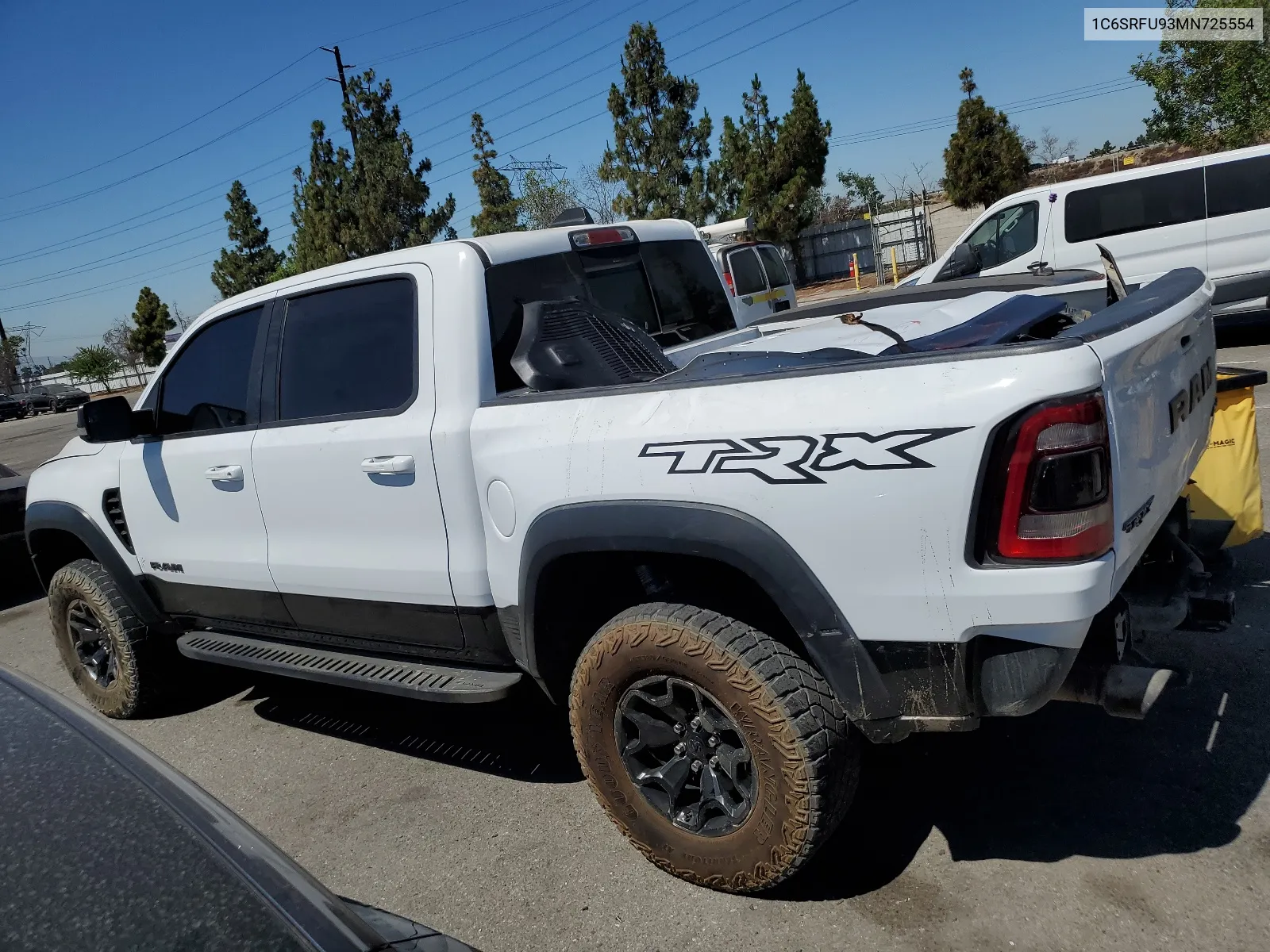 2021 Ram 1500 Trx VIN: 1C6SRFU93MN725554 Lot: 61077534