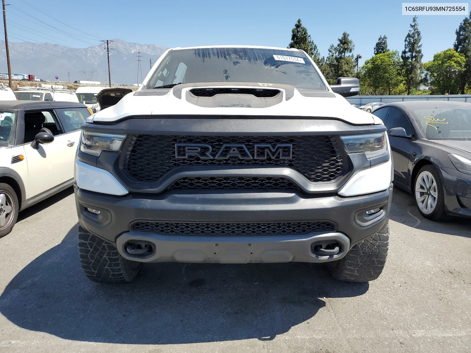 2021 Ram 1500 Trx VIN: 1C6SRFU93MN725554 Lot: 61077534