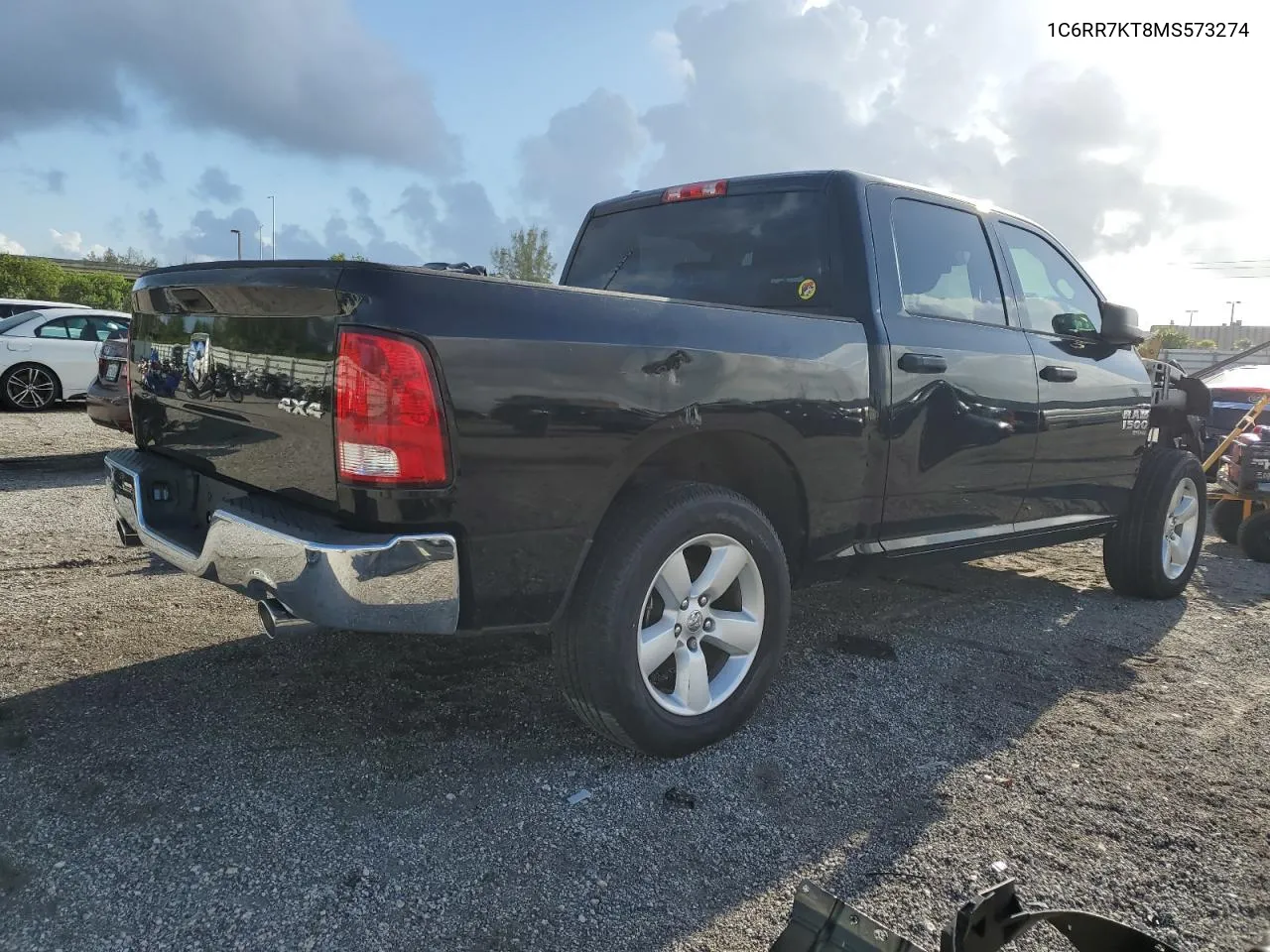 2021 Ram 1500 Classic Tradesman VIN: 1C6RR7KT8MS573274 Lot: 61646954