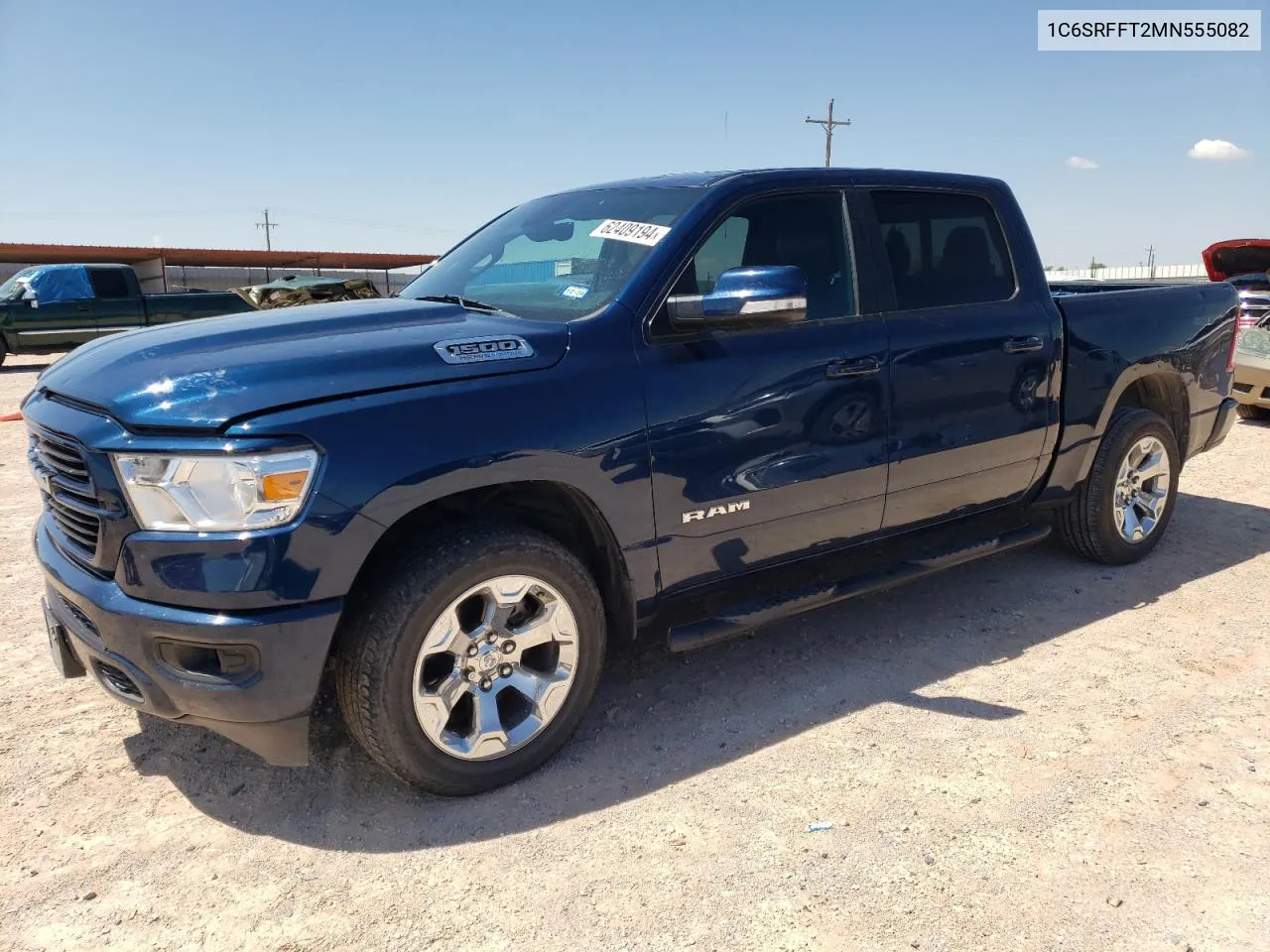 1C6SRFFT2MN555082 2021 Ram 1500 Big Horn/Lone Star