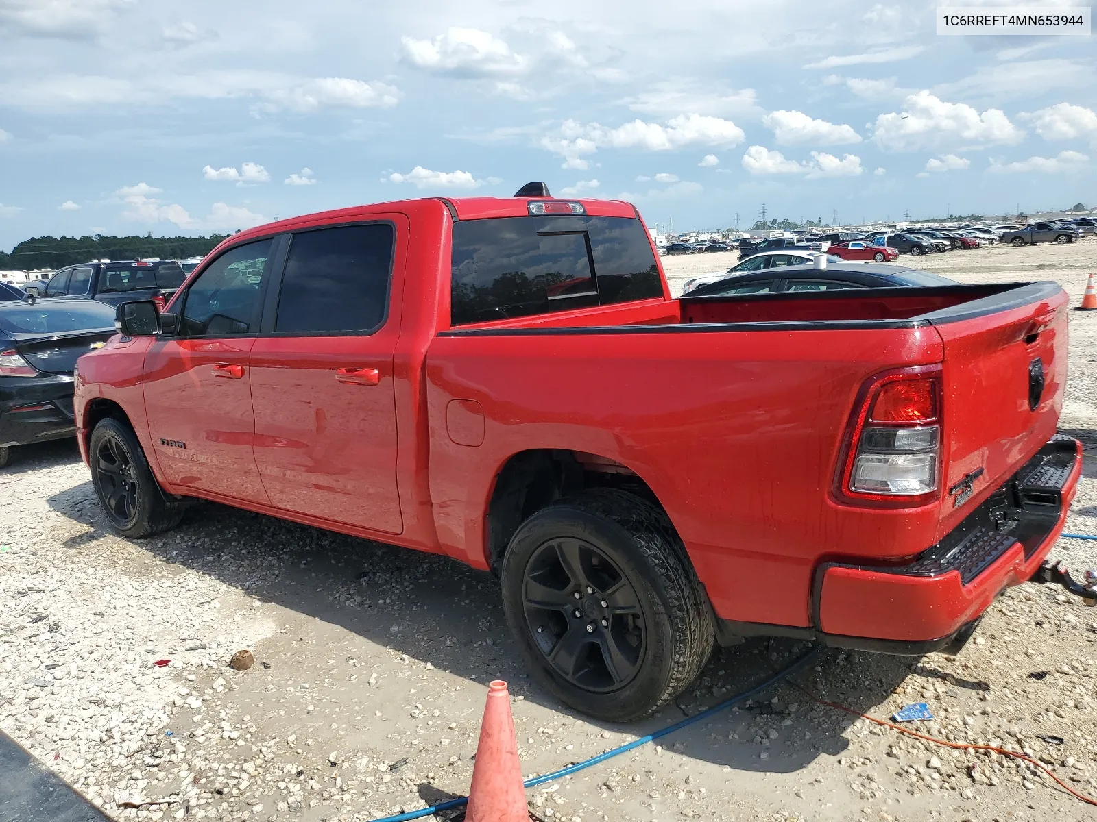 2021 Ram 1500 Big Horn/Lone Star VIN: 1C6RREFT4MN653944 Lot: 62537144