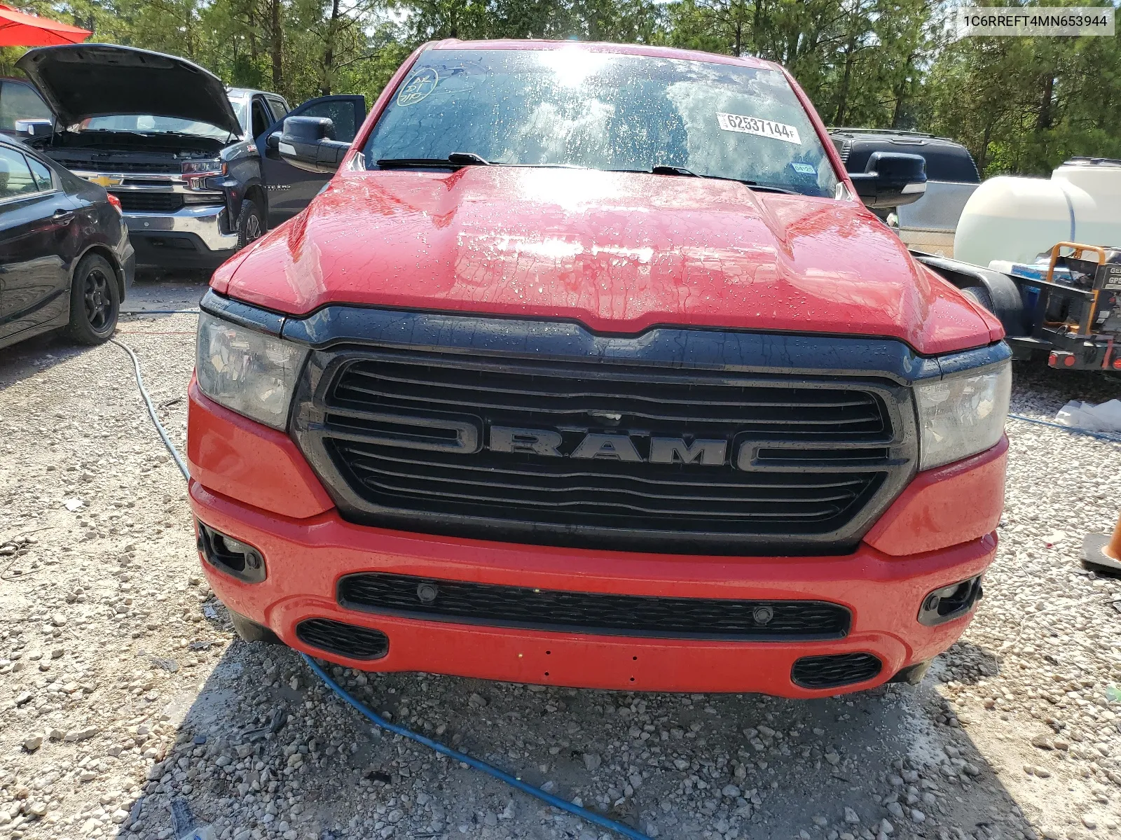 2021 Ram 1500 Big Horn/Lone Star VIN: 1C6RREFT4MN653944 Lot: 62537144