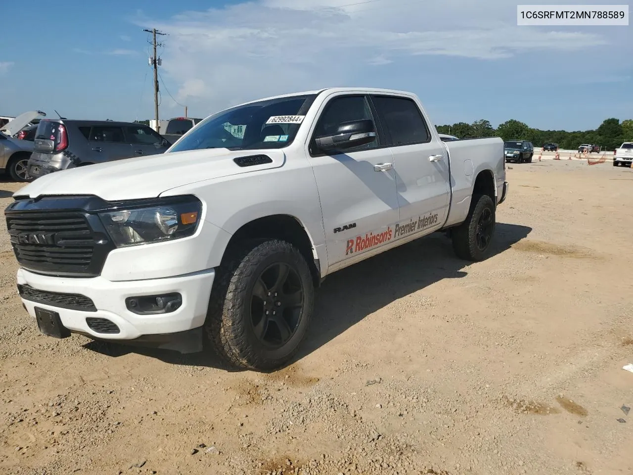 2021 Ram 1500 Big Horn/Lone Star VIN: 1C6SRFMT2MN788589 Lot: 62992844