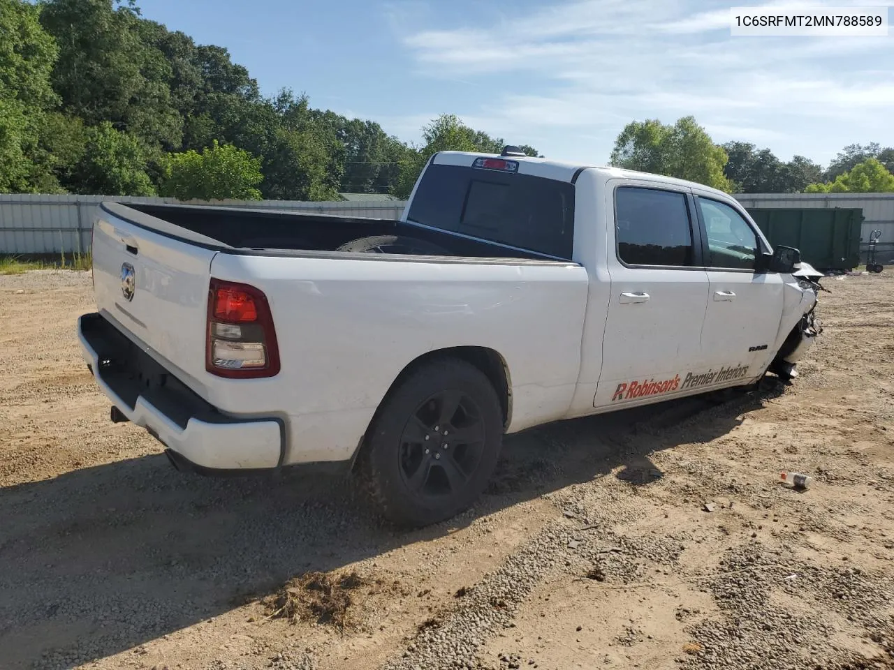 2021 Ram 1500 Big Horn/Lone Star VIN: 1C6SRFMT2MN788589 Lot: 62992844