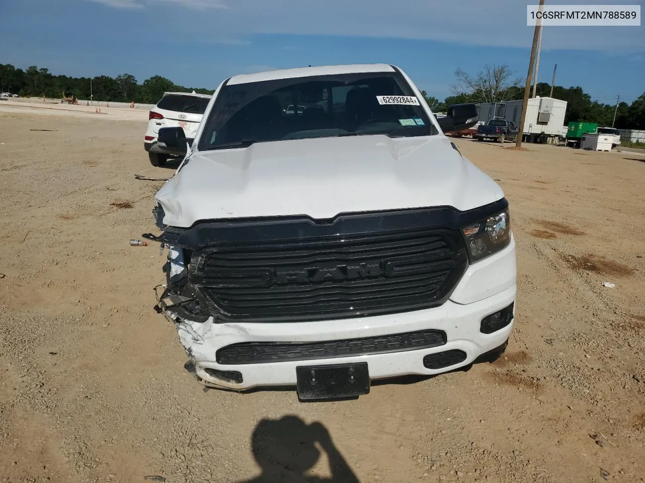 2021 Ram 1500 Big Horn/Lone Star VIN: 1C6SRFMT2MN788589 Lot: 62992844