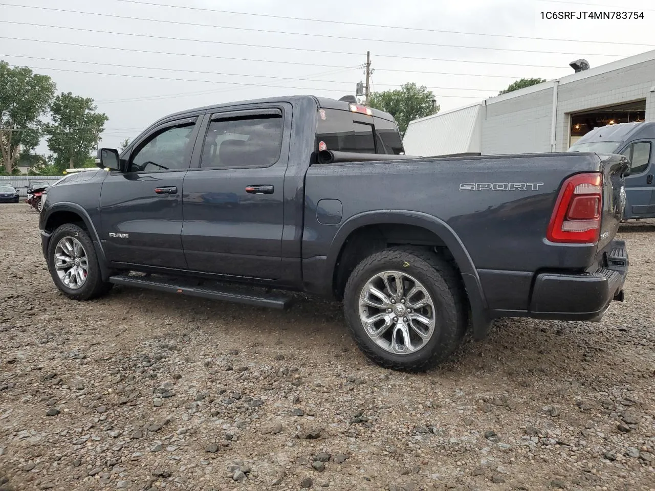 2021 Ram 1500 Laramie VIN: 1C6SRFJT4MN783754 Lot: 63006164