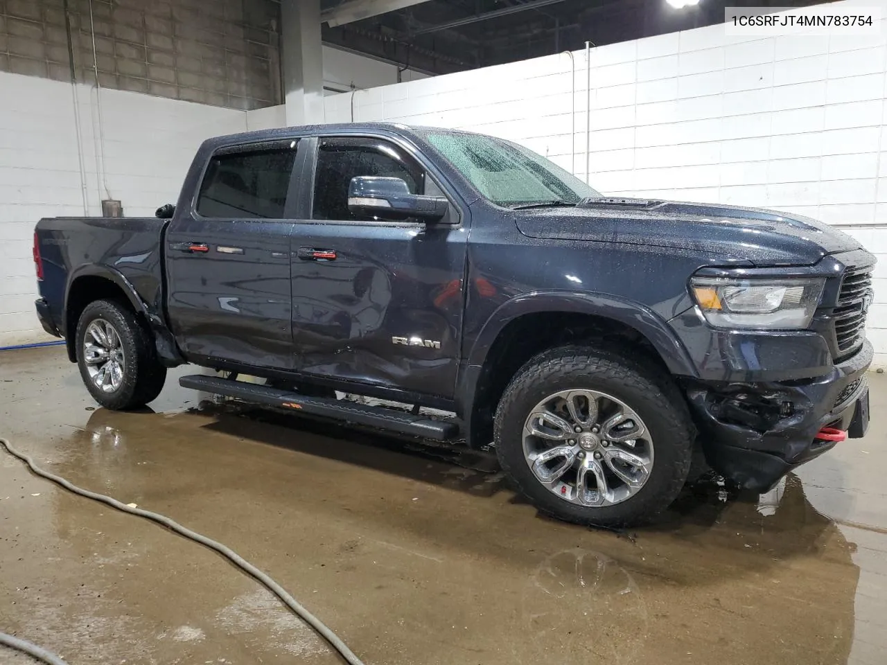 2021 Ram 1500 Laramie VIN: 1C6SRFJT4MN783754 Lot: 63006164