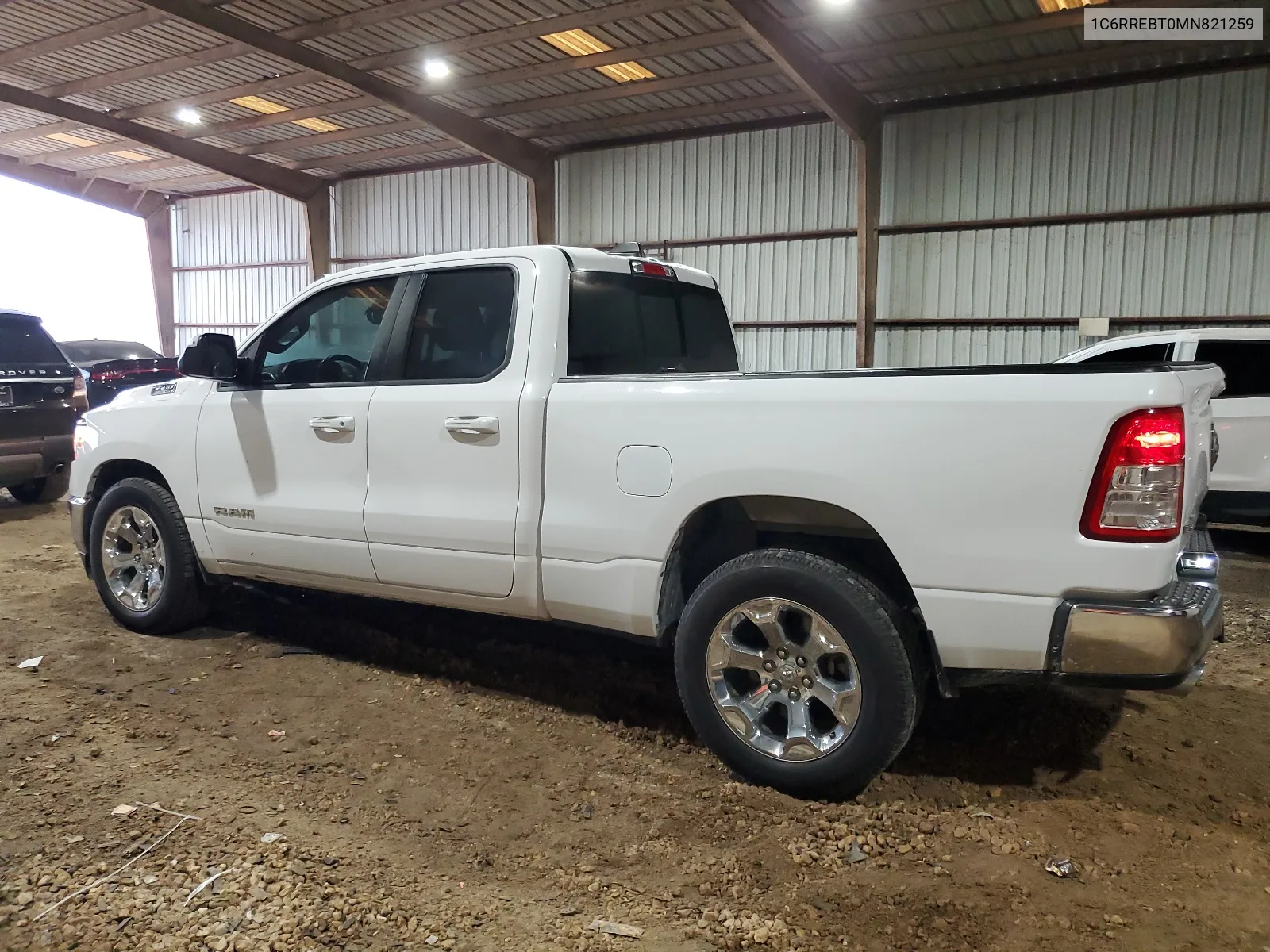 2021 Ram 1500 Big Horn/Lone Star VIN: 1C6RREBT0MN821259 Lot: 63384564