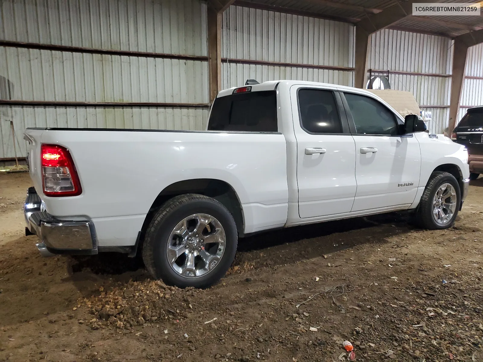 2021 Ram 1500 Big Horn/Lone Star VIN: 1C6RREBT0MN821259 Lot: 63384564