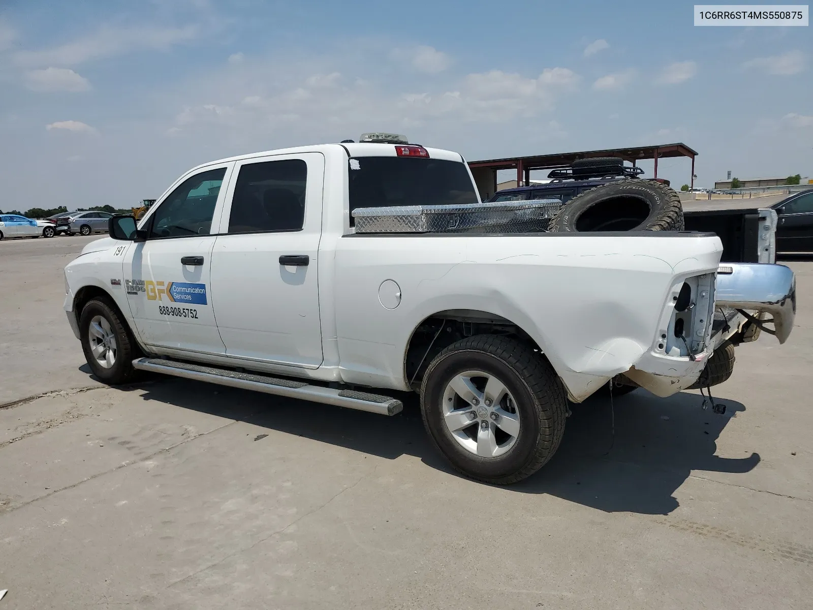 2021 Ram 1500 Classic Tradesman VIN: 1C6RR6ST4MS550875 Lot: 63396984