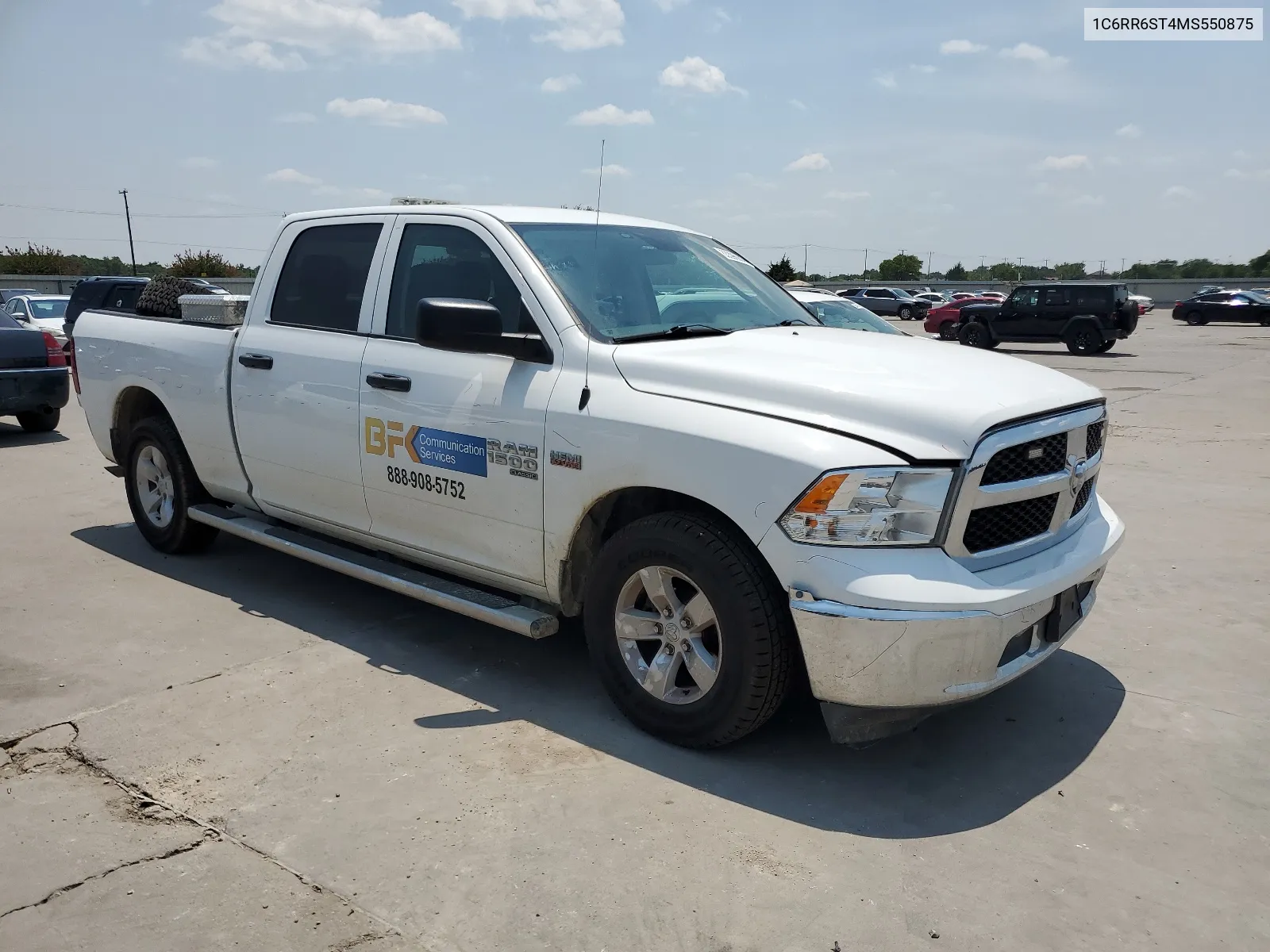 1C6RR6ST4MS550875 2021 Ram 1500 Classic Tradesman