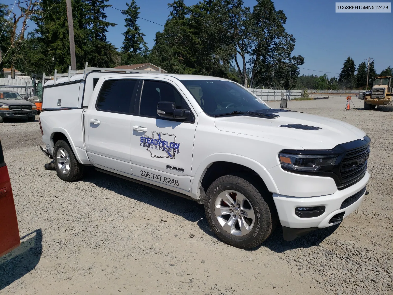 2021 Ram 1500 Limited VIN: 1C6SRFHT5MN512479 Lot: 63896294